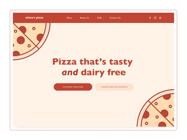 Elizza's Pizza Preview